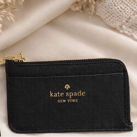 Kate Spade Black Card Holder - Picture 3 of 4